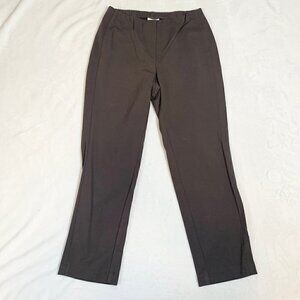 J. Jill ponte slim leg elastic waist cotton stretch pull on casual dress pants